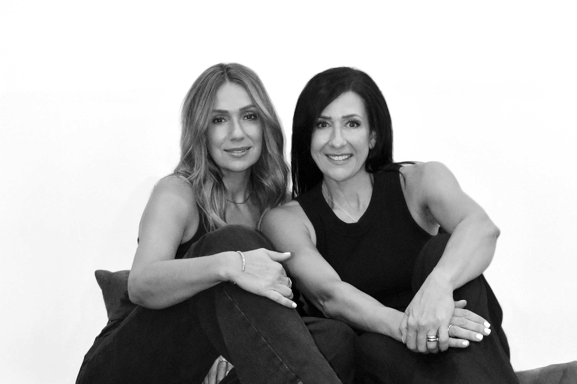 Nicole and Sandra, founders of Aire & Co Australian home fragrance brand