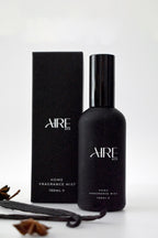 Essence home fragrance mist bottle and packaging by Aire & Co on a white background